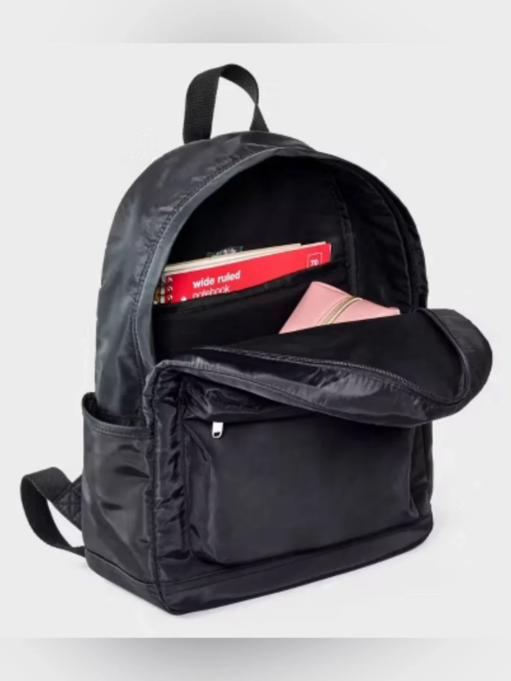 Wild Fable Nylon Collegiate Dome Backpack - Wild Fable Black